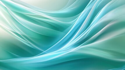 Fototapeta premium a blue and green abstract background with waves