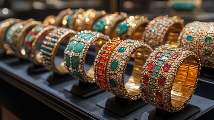 Festive Armlets: Intricately Designed Heritage Accessories Showcased with Traditional Craftsmanship and Cultural Elements