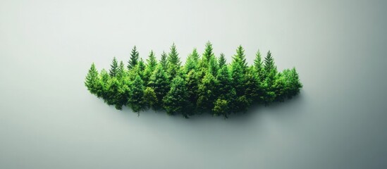 Green textured logo background featuring a forest-inspired landscape and ample copy space for branding or messaging needs.