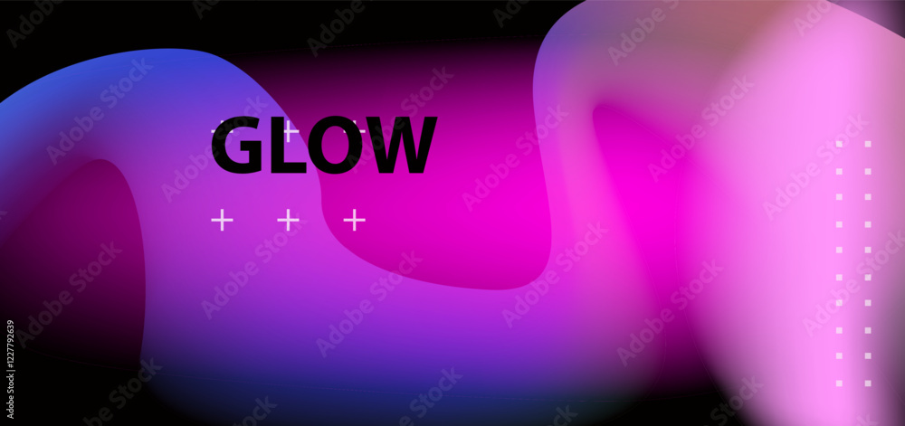 Leinwandbilder minimal defocused aura style background with soft blurred colors. vector illustration for presentati