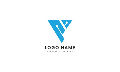shape v logo design