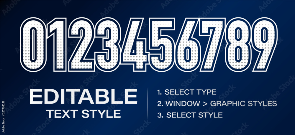 Poster editable text effect, graphic style template. customizable tweaking contour style for sport collage 