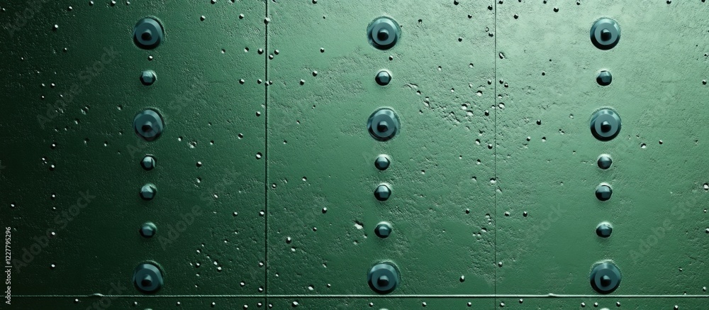 Poster green metallic concrete background with text space ideal for modern design and creative applications