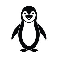 penguin on white background