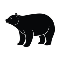 vector illustration of a bear