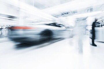 High-Speed Production Line in a Modern Factory