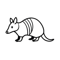 vector illustration of a cartoon squirrel