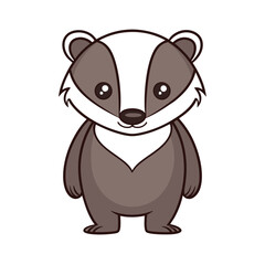 Naklejka premium vector illustration of a panda