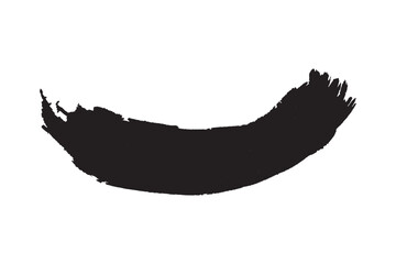 Red paint artistic dry brush stroke. Watercolor acrylic hand painted backdrop for print, web design and banners. Realistic vector background texture