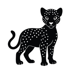 black leopard illustration