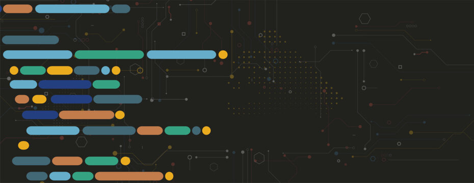 Abstract patterns in the language of machines
