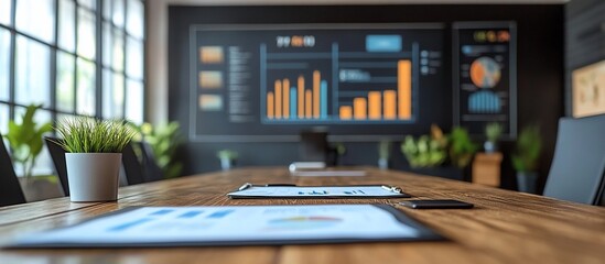 Modern Conference Room Ready for a Business Meeting