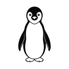 penguin on a white background