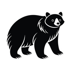 silhouette of a bear