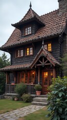 Obraz premium Norman style house