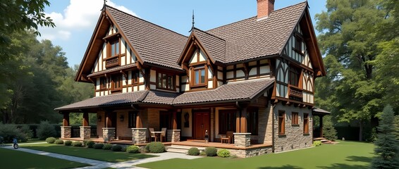 Norman style house