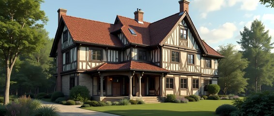 Norman style house