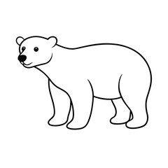 silhouette of a bear