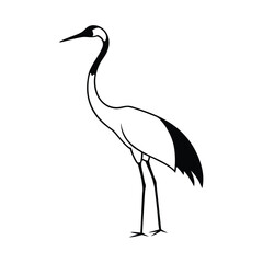 Obraz premium illustration of a crane