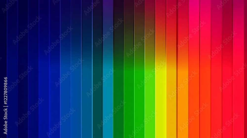 Poster abstract colorful vertical stripes gradient design