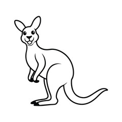 kangaroo with baby