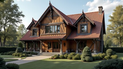 Norman style house