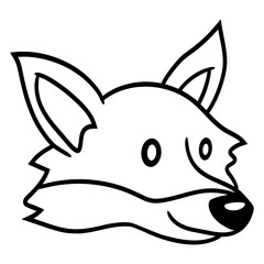 Red Fox Forest Animal Cunning Smart Cute Wild Dog Design Lover Art Vector Illustration Card T-Shirt Poster Sticker Graphic Print Decorative Drawing Isolated Logo Decoration Symbol Creative Cool Style
