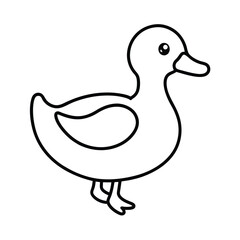 illustration of a duck