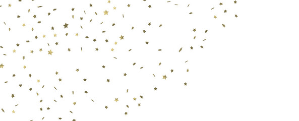 Gilded Wonder: Explore the Magic of a 3D Gold Stars Rain