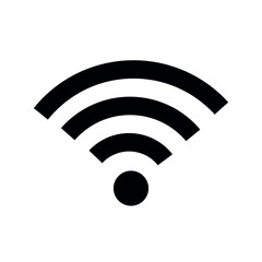  Network black and white vector icon symbol sign web and app Illustration