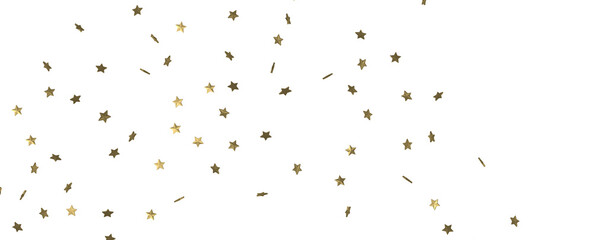 Obraz premium XMAS Stars - stars. Confetti celebration, Falling golden abstract decoration for party, birthday celebrate,