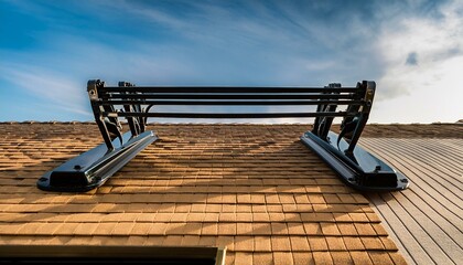 close up of a roof rack crossbar profile