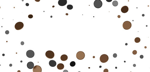 Multicolor confetti abstract background with a lot of falling pieces, isolated on a white background.