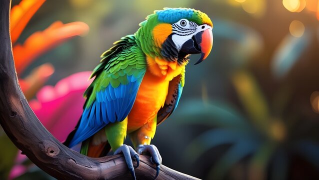 beautiful parot