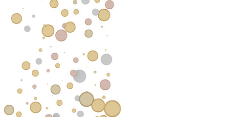 Radiant Revelry: Dynamic 3D Illustration of a Radiating gold Confetti Celebration