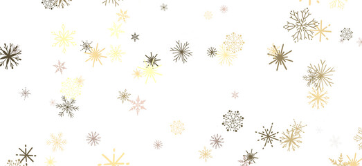 Festive Snowstorm: Magnificent 3D Illustration Showcasing Falling Christmas Snowflakes