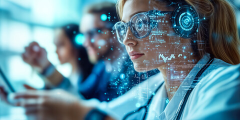 Fototapeta premium Advanced Wearable Technology and Secure Health Data Integration for Enhanced User Privacy and Trust