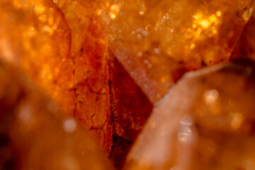 Orange Citrine Raw Crystal 