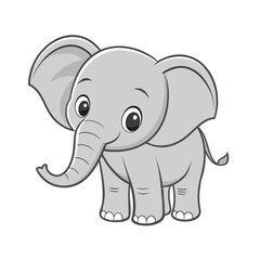 elephant cartoon illustration