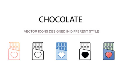 Chocolate icon design with white background stock illustration