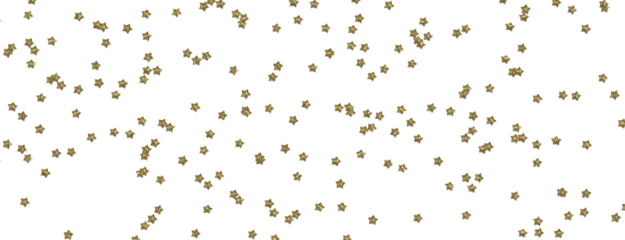 Stellar Symphony: Embark on a Visual Journey with 3D Gold Stars Rain