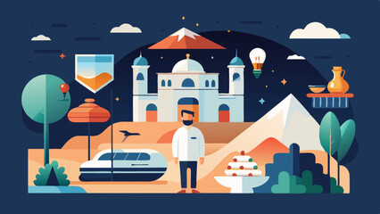 Naklejka premium the town