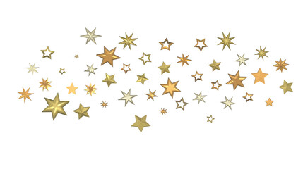 stars background, sparkle lights confetti falling. magic shining Flying christmas stars on night