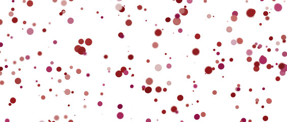 confetti png. red confetti falls from the sky. Glittering confetti on a transparent background. Holiday