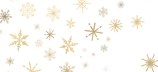 Winter Snow Symphony: Captivating 3D Illustration of Descending Snowflakes for Christmas