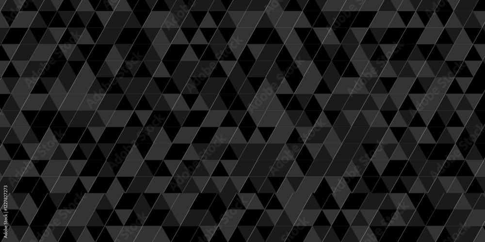 Poster vector black, gray overlapping cube square low polygon texture wallpaper. abstract surface creative 