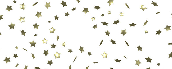 Starry Christmas Cascade: Radiant 3D Illustration Showcasing Falling Holiday Starlight Streams