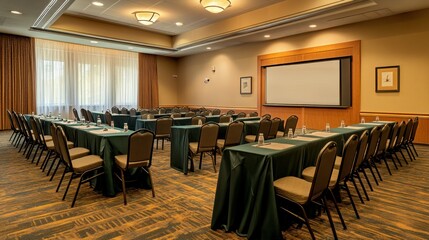 Conference Room Setup for Meeting or Presentation