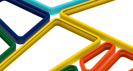 Abstract crystal background with refracting light and highlights in purple and yellow colors