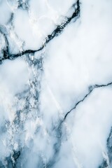 Elegant Light Blue Marble Texture with Subtle Veins and Patterns